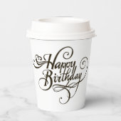 Gobelets En Papier Bonne collection Classic Anniversaire (Verso)