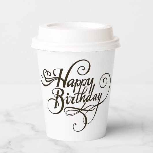 Gobelets En Papier Bonne collection Classic Anniversaire (Recto)