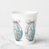 Gobelets En Papier Bonne coupe de papier de Pâques (Verso)