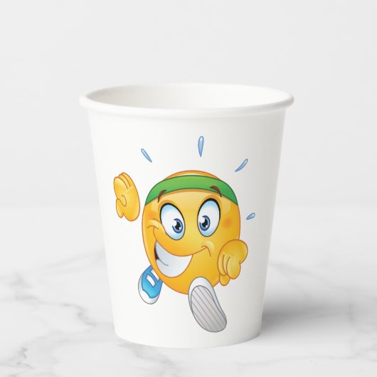 Gobelets En Papier Bonne exécution Emoji (Recto)