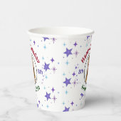 Gobelets En Papier Bonne fête d'anniversaire Stars photo enfant Perso (Droite)
