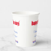 Gobelets En Papier Bonne fête du travail (Droite)