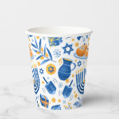 Gobelets En Papier Bonne Hanoukka (Recto)