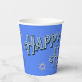 Gobelets En Papier Bonne Hanoukka Paper Cup (Recto)