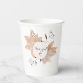 Gobelets En Papier Bonne journée (Recto)