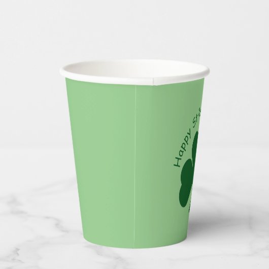 Gobelets En Papier Bonne Saint Patrick's Day (Droite)