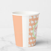 Gobelets En Papier Bonne tasse de papier de Pâques Hoppy (Droite)