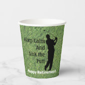 Gobelets En Papier Bonne tasse de papier de retraite (Recto)