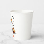 Gobelets En Papier Boo Baby Ghost et Halloween Citrouille (Gauche)