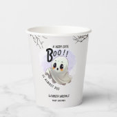 Gobelets En Papier Boo Baby shower Halloween thème Mignonne fête (Verso)