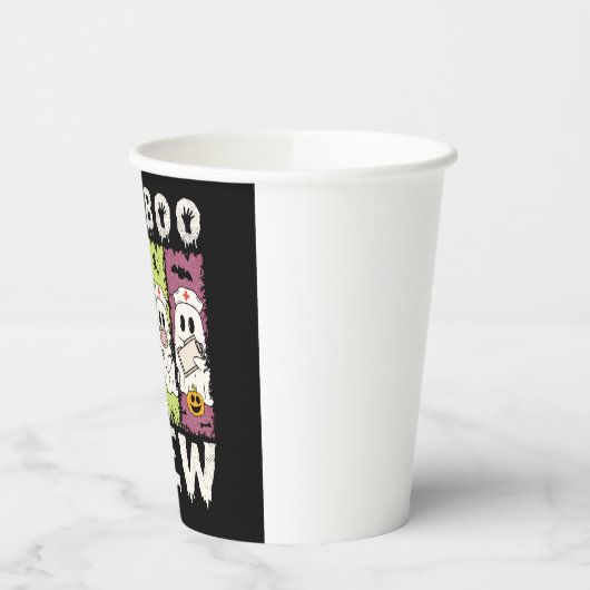Gobelets En Papier Boo Boo Crew Infirmière d'Halloween (Gauche)