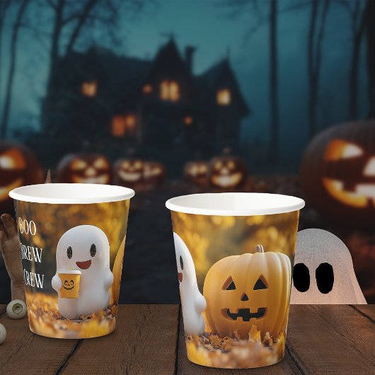 Gobelets En Papier Boo Brew Crew