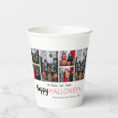 Gobelets En Papier Boo citrouille jack-o-lanterne Halloween Collage p (Verso)