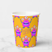 Gobelets En Papier Boo Cute Funny Monster Éffrayant (Gauche)