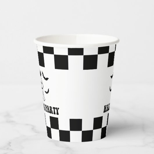 Gobelets En Papier Boo Funny Halloween (Gauche)