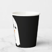 Gobelets En Papier Boo ! Halloween Ghost Boy Black Anniversaire (Gauche)