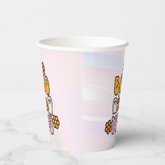 Gobelets En Papier Boo to You Retro Halloween (Droite)