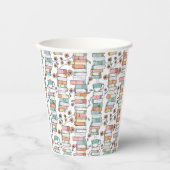 Gobelets En Papier Bookish Books Pastel Pink Coffee Mug (Recto)