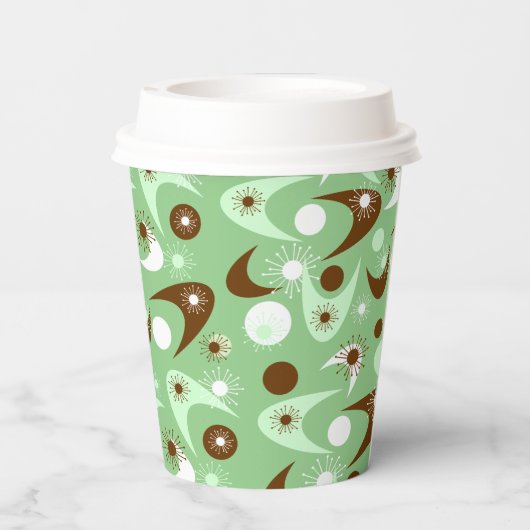 Gobelets En Papier Boomerangs rétro tasses de papier (Verso)