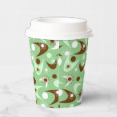 Gobelets En Papier Boomerangs rétro tasses de papier (Droite)