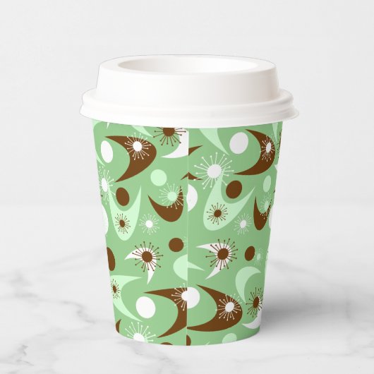 Gobelets En Papier Boomerangs rétro tasses de papier (Droite)