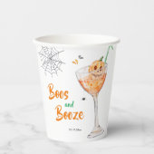 Gobelets En Papier Boos and Booze Cocktail Halloween Party (Recto)