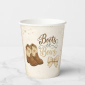 Gobelets En Papier Boots and Bows Paper Cup (Verso)