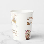 Gobelets En Papier Boots & Bubbly Boho Parti d'engagement occidental (Gauche)