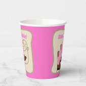 Gobelets En Papier Boots de fille rose Occident Anniversaire Papier d (Gauche)