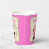 Gobelets En Papier Boots de fille rose Occident Anniversaire Papier d (Droite)