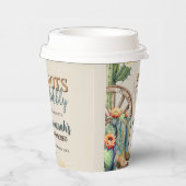 Gobelets En Papier Boots et Bubbly Country Cowgirl Western Anniversai (Droite)