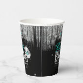 Gobelets En Papier Boots 'n Bling Disco Bachelorette Turquoise ID925 (Droite)