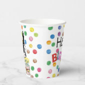 Gobelets En Papier Boston Terrier coupe d'anniversaire de papier Mira (Droite)