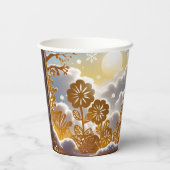 Gobelets En Papier Botanical Winter Wonderland (Verso)