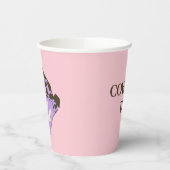 Gobelets En Papier Botte Lilac Cowboy moderne Western Boot (Gauche)