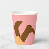 Gobelets En Papier Bottes Cowboy (Verso)