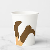 Gobelets En Papier Bottes Cowboy (Recto)