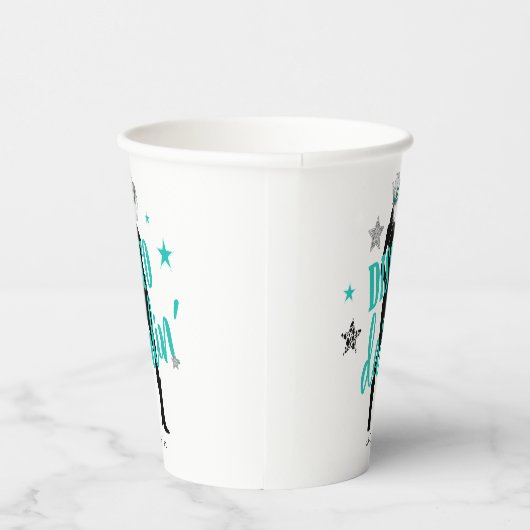 Gobelets En Papier Bottes 'n Bling Disco Darlin' ID Turquoise925 (Droite)