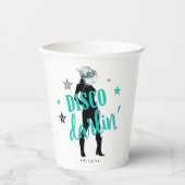 Gobelets En Papier Bottes 'n Bling Disco Darlin' ID Turquoise925 (Recto)