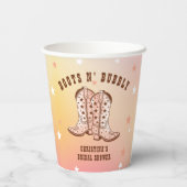 Gobelets En Papier Bottes N' Bubbly Bottes de cowboy Pretty Enterreme (Verso)