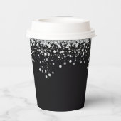 Gobelets En Papier Bottes roses et Bling Bachelorette (Verso)