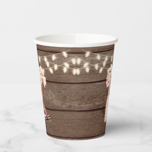 Gobelets En Papier Bottes Russe FÊTE DES MARIÉES de Merci Cowgirl (Gauche)