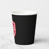 Gobelets En Papier Bouclier Phi Sigma Kappa (Gauche)