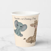 Gobelets En Papier Bouddles 1er anniversaire (Recto)