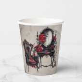 Gobelets En Papier Boudoir | Vanity Mirror et Victorian Parlor (Recto)