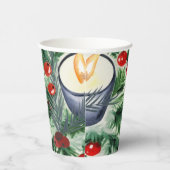 Gobelets En Papier Bougie de Noël (Droite)