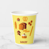 Gobelets En Papier Boulangerie Pâtisseries et sucreries à thème (Recto)