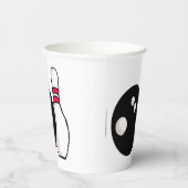 Gobelets En Papier Boule de Bowling et coupes en papier à épingles (Droite)