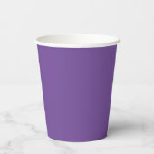 Gobelets En Papier Boule de disco violet rétro PERSONALISÉE (Verso)