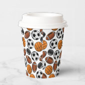 Gobelets En Papier Boules de sport (Droite)